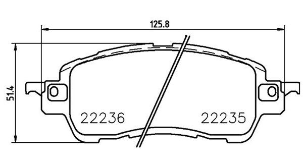 MAGNETI MARELLI Piduriklotsi komplekt,ketaspidur 363700449055